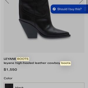 Brand New in Box Isabel Marant Leyane Black Leather Ankle Boots